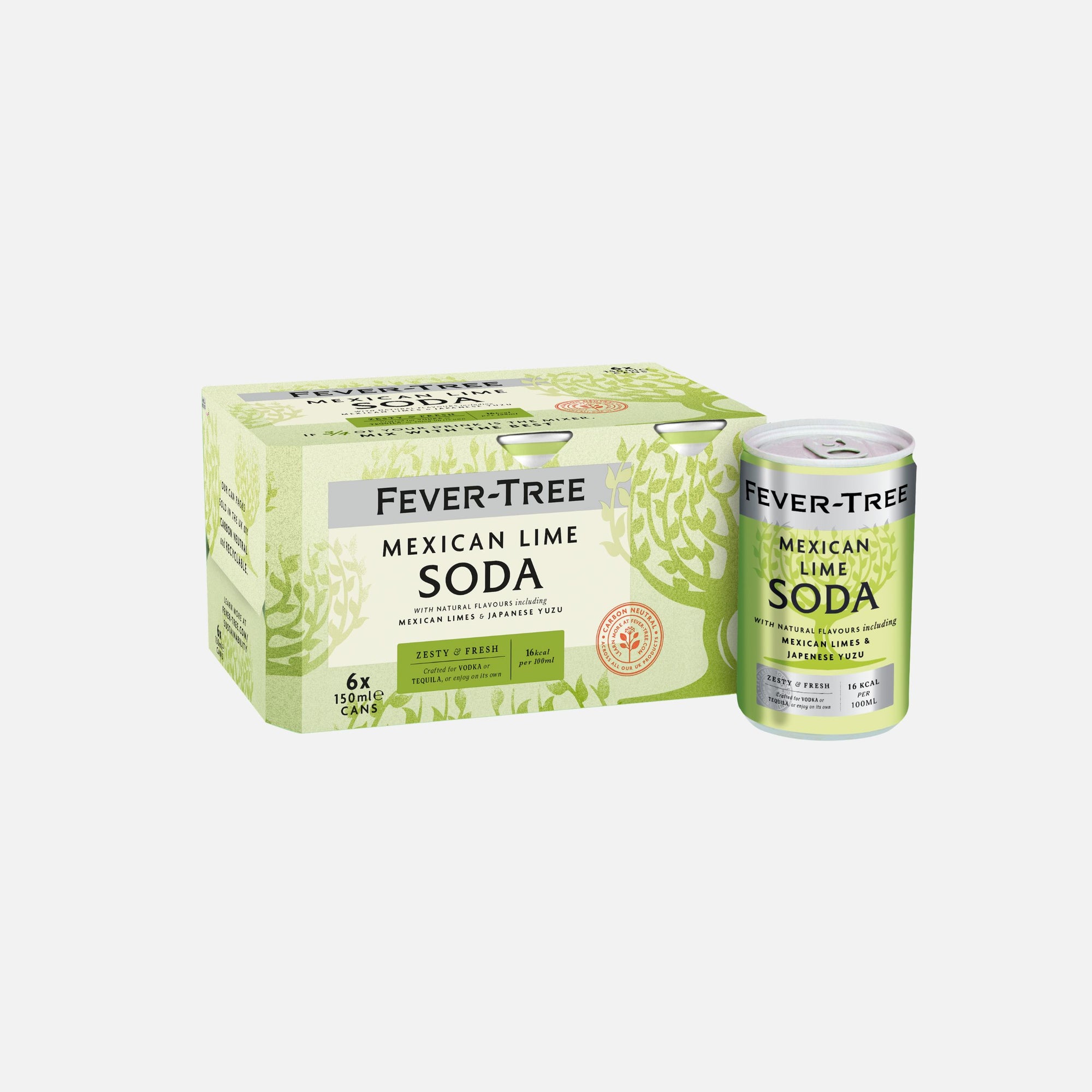 Fever Tree Mexican Lime Soda Water [6 x 150ml]